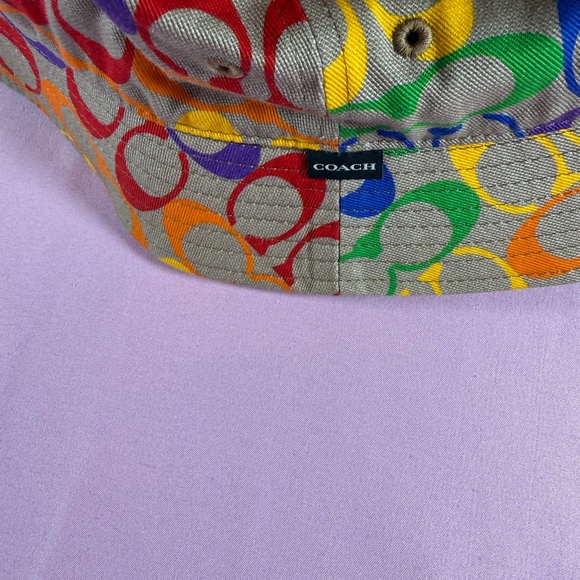 Coach Multicolor Patterned Bucket Hat - Picture 4 of 4